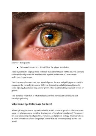 The World’s Rarest Eye Colors_ Genetics, Prevalence, and Fascinating ...