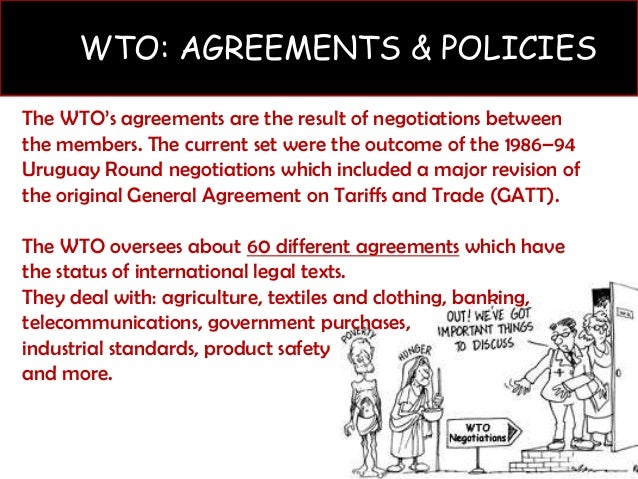The World Trade Organization Wto Agreements