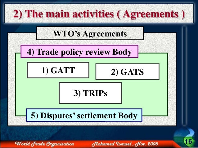 Dispute settlement system of the world trade organization