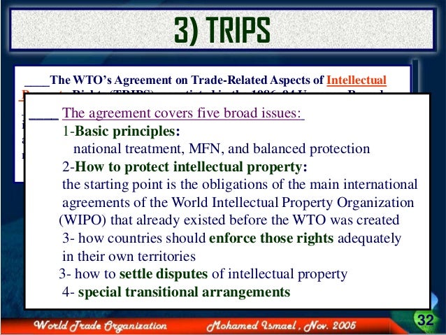 The World Trade Organization Wto Agreements