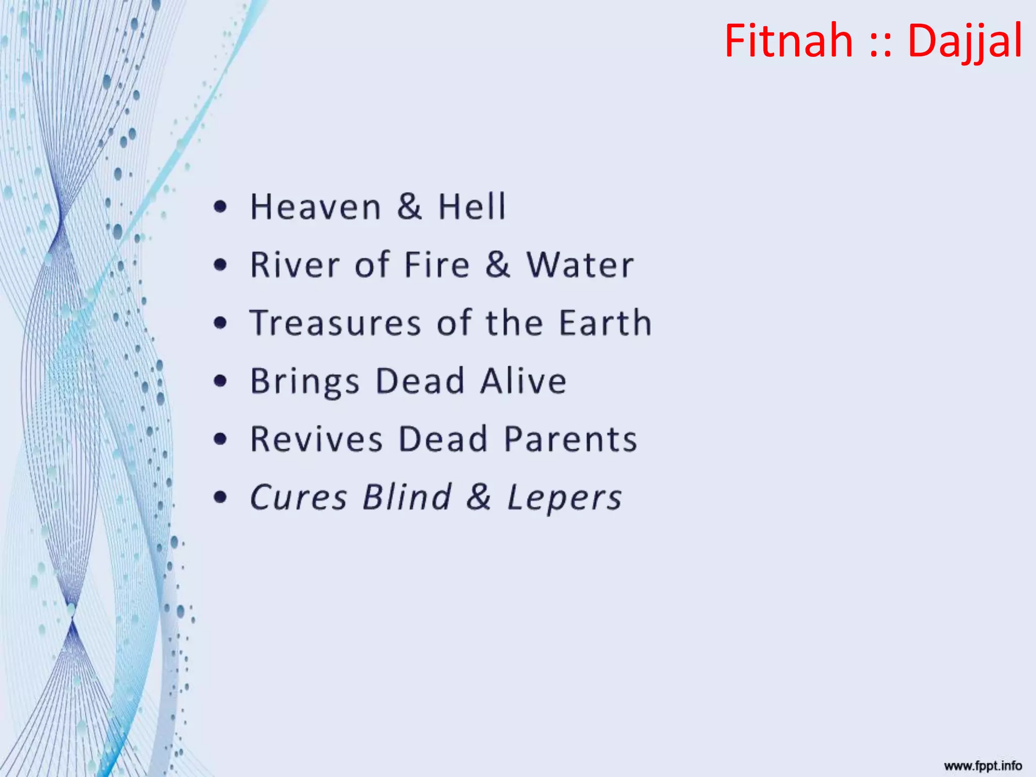 Fitnah :: Dajjal
 
