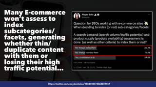 #ecommerceseo at @siteground by @aleyda from @orainti
#ecommerceseoissues at #YoastCon2022 by @aleyda from @orainti
https:...