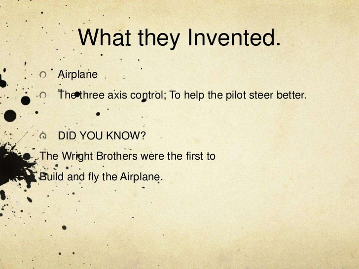 Why was the airplane invented?