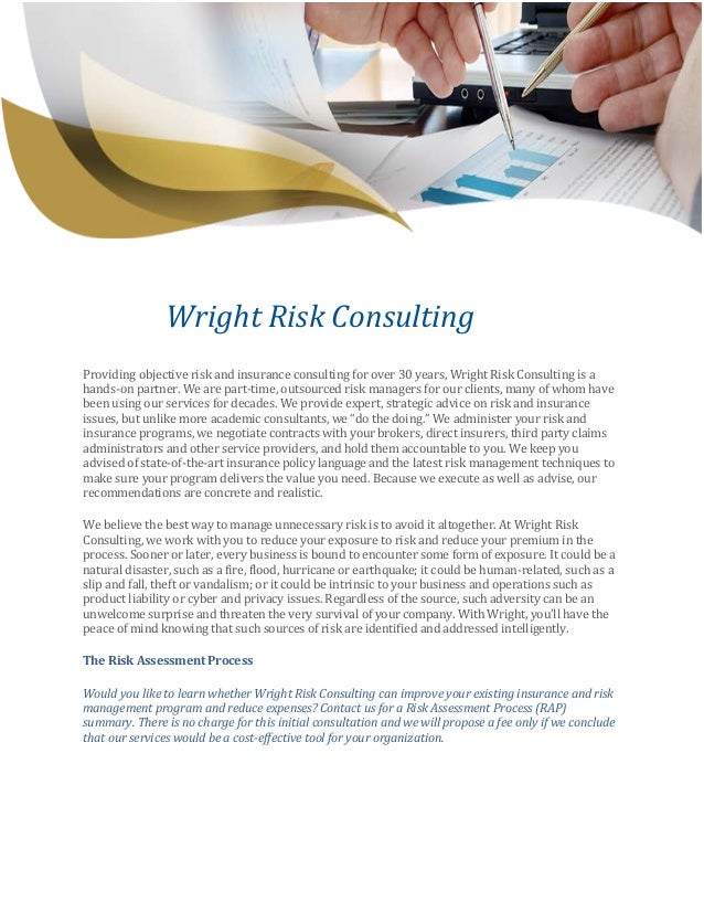 The Wright Insurance Group Informational Packet.