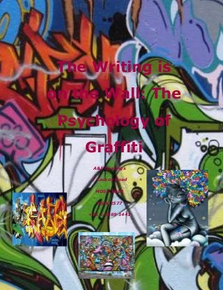 The Writing is
on the Wall: The
Psychology of
Graffiti
A&I Coatings
7 Lackey Road
MOSS VALE
NSW 2577
+61 2 4869 1441
 