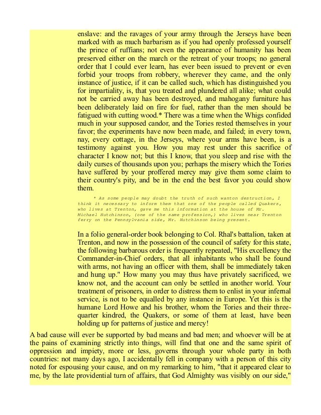 collected writings thomas paine