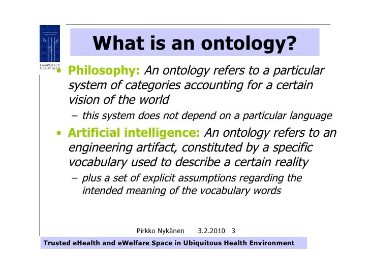 what is ontology in research philosophy