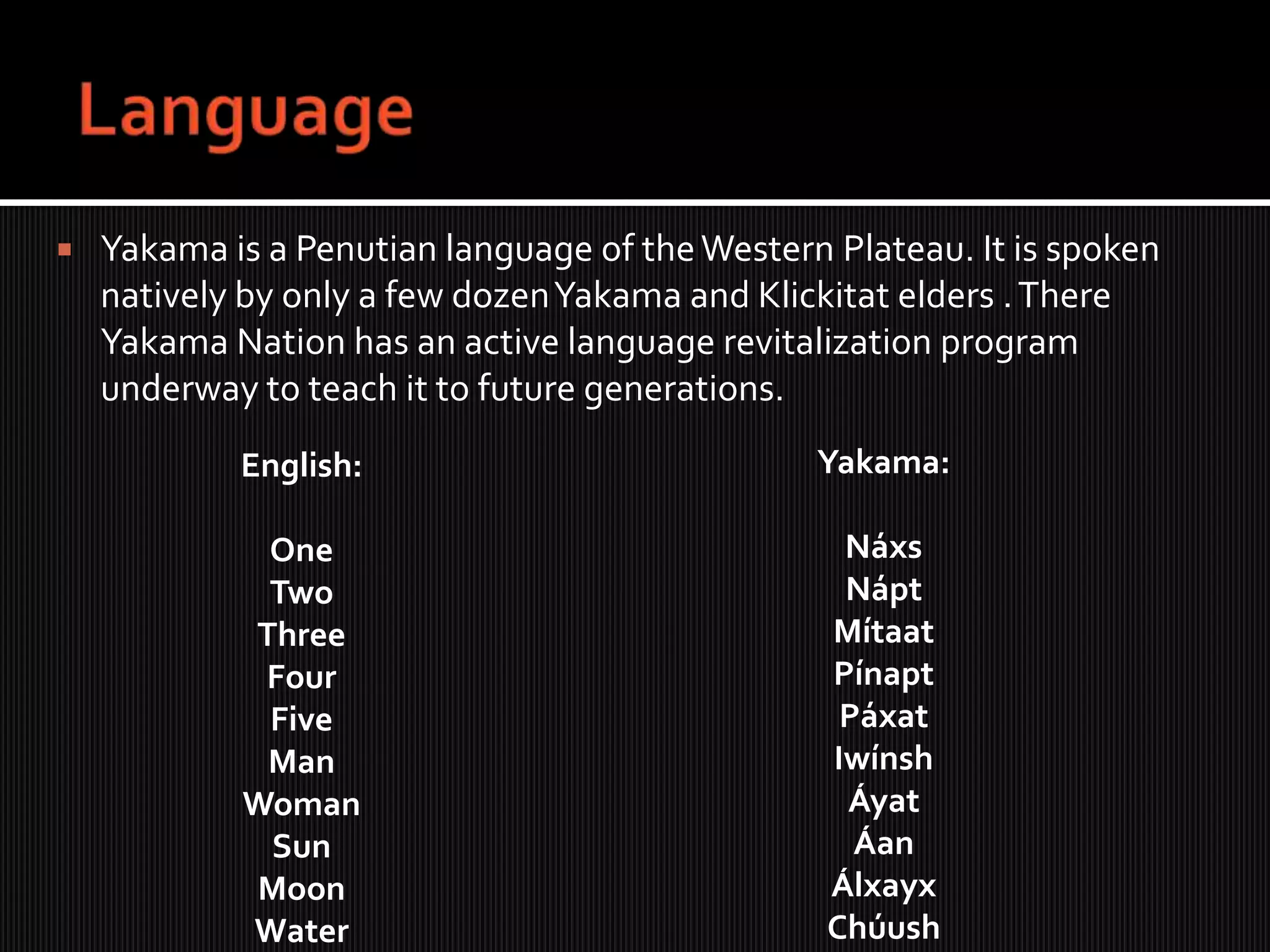 The Yakama Tribe | PPTX