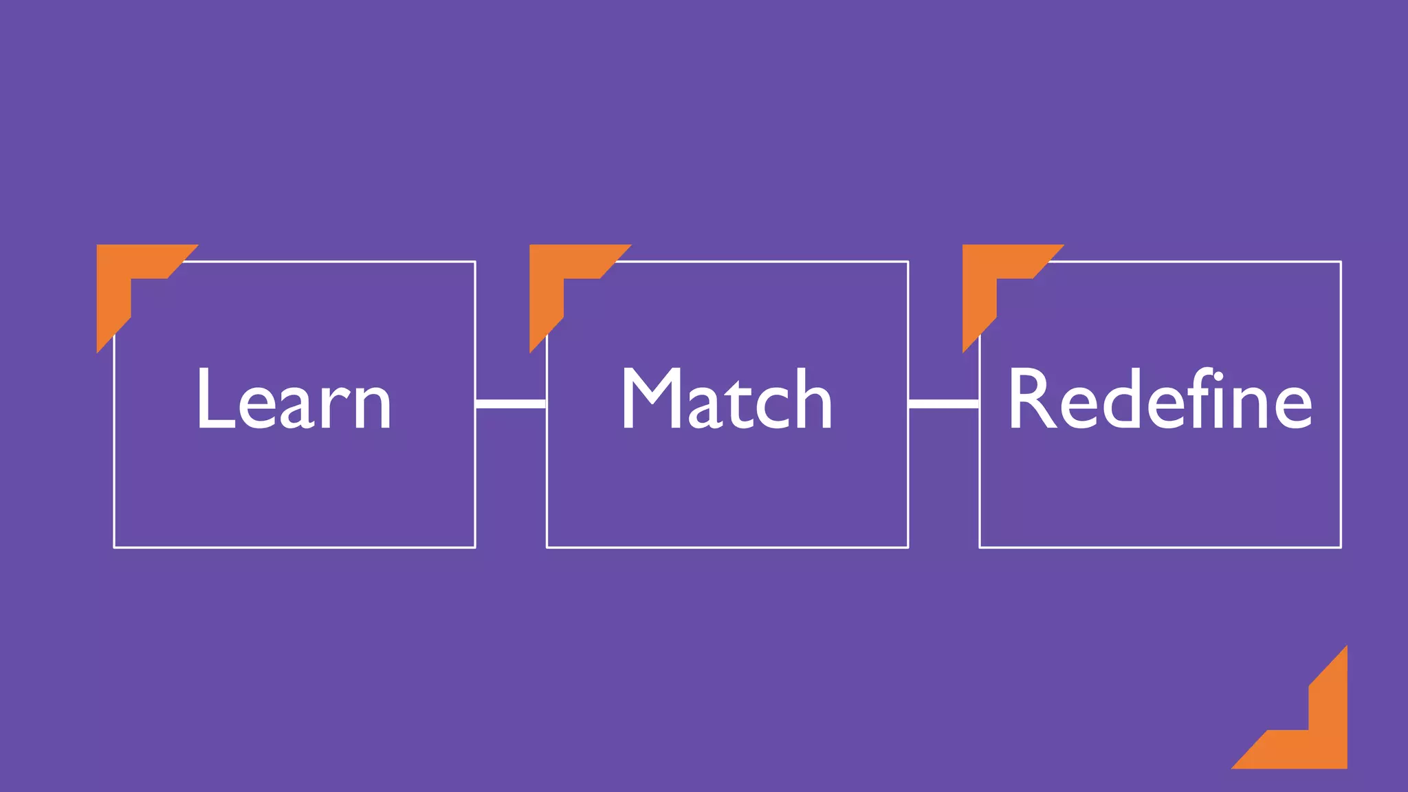 Learn Match Redefine