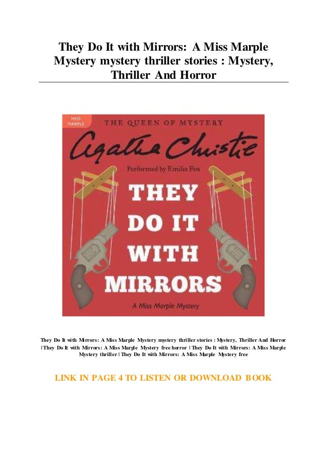 They Do It with Mirrors A Miss Marple Mystery mystery thriller stories
