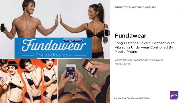 The Year That Was, The Year That Will Be
INTIMACY WAS DISTANCE AGNOSTIC
Long Distance Lovers Connect With
Vibrating Underw...