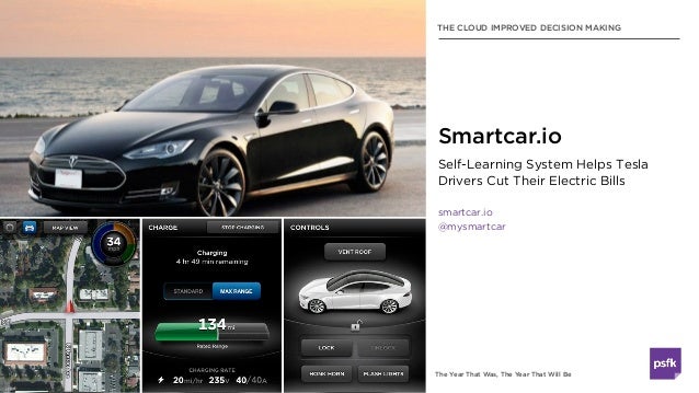The Year That Was, The Year That Will Be
THE CLOUD IMPROVED DECISION MAKING
Self-Learning System Helps Tesla
Drivers Cut T...