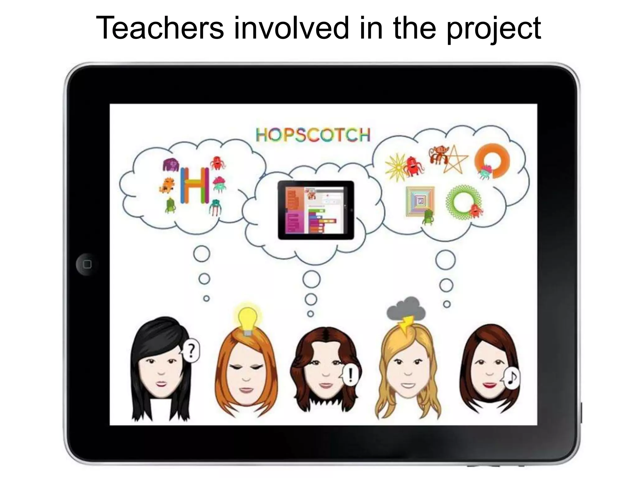 Teachers involved in the project
 