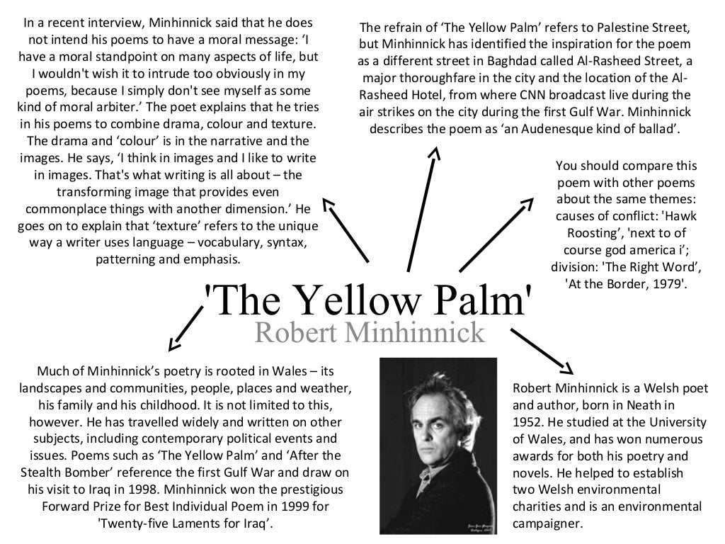 Yellow palm by robert minhinnick essay 06 image