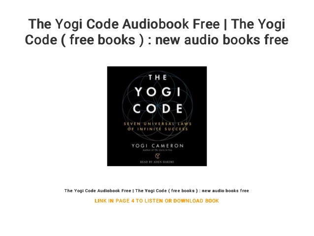 The Yogi Code Audiobook Free The Yogi Code Free Books - 