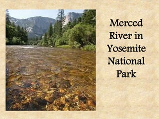 Merced 
River in 
Yosemite 
National 
Park 
 