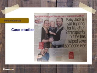 Media materials
Case studies
 