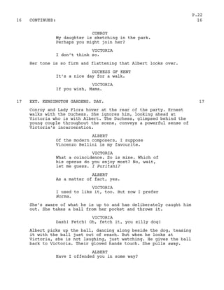 Victoria In Script The young victoria script | PDF