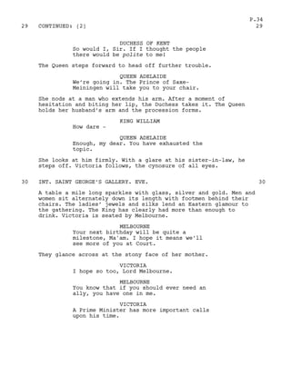 Victoria In Script The young victoria script | PDF