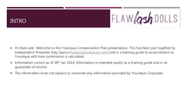 younique compensation plan