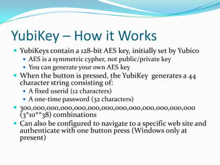 The Yubikey | PPTX