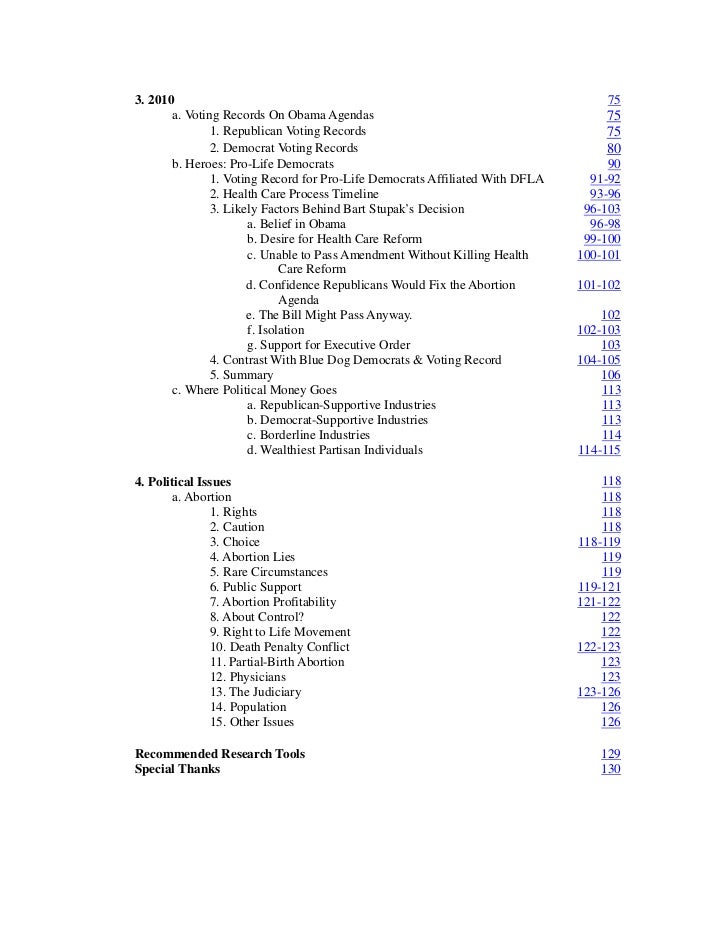 3. 2010                                                                           75       a. Voting Records On Obama Agen...