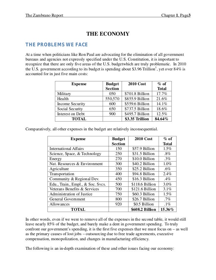 The Zambrano Report                                                               Chapter 1, Page3                        ...
