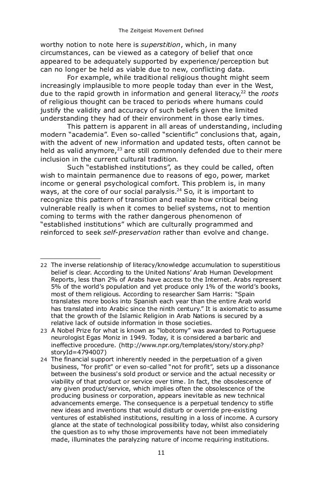 The zeitgeist movement_defined_6_by_9