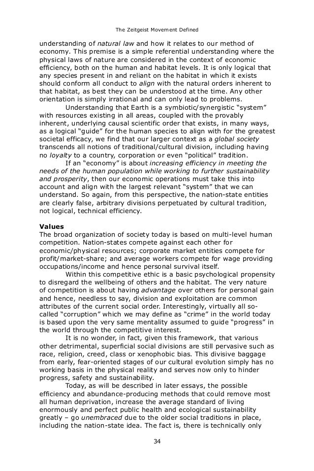 The zeitgeist movement_defined_6_by_9