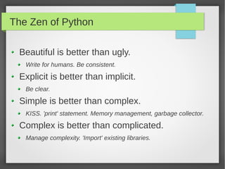 The Zen of Python | PPT