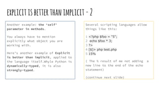 THE ZEN OF PYTHON | PPT