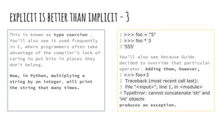 THE ZEN OF PYTHON | PPT