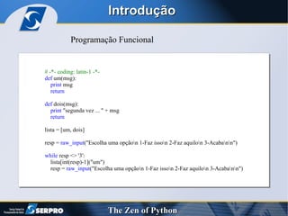 Programação Funcional Introdução 