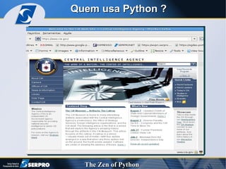 Quem usa Python ? 