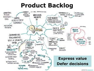 Product Backlog




           Express value
          Defer decisions
                     picture by juhansonin
 