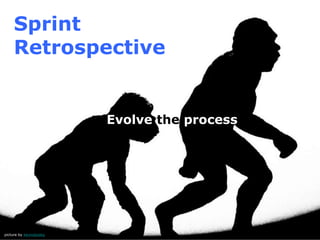 Sprint
     Retrospective


                         Evolve the process




picture by kevindooley
 