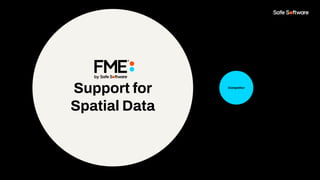 Support for
Spatial Data
Competitor
 