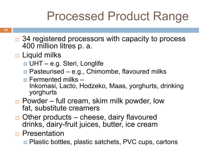 Dairy visual data 5
