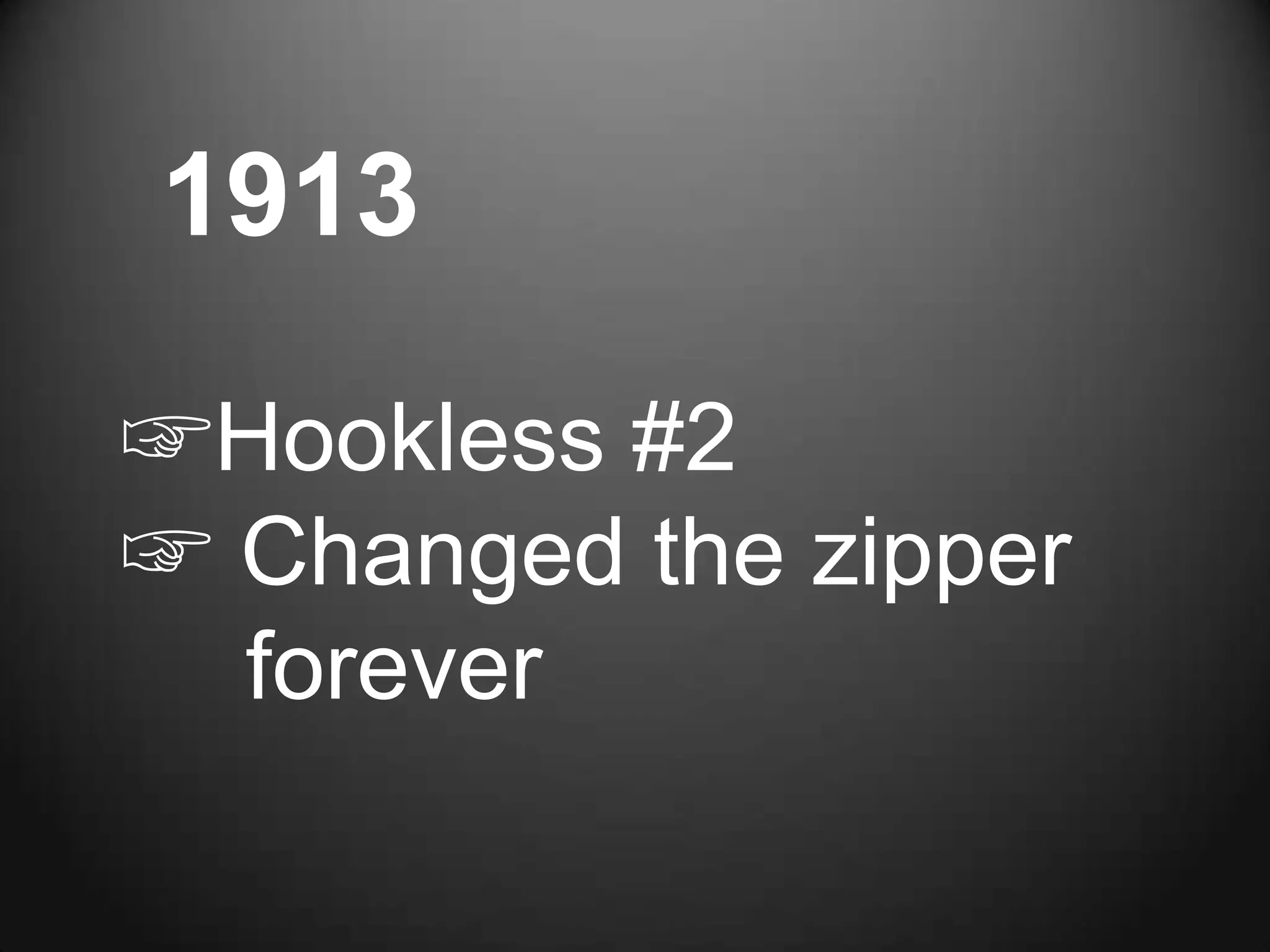 Gideon Sundback and the Hook-and-Eye