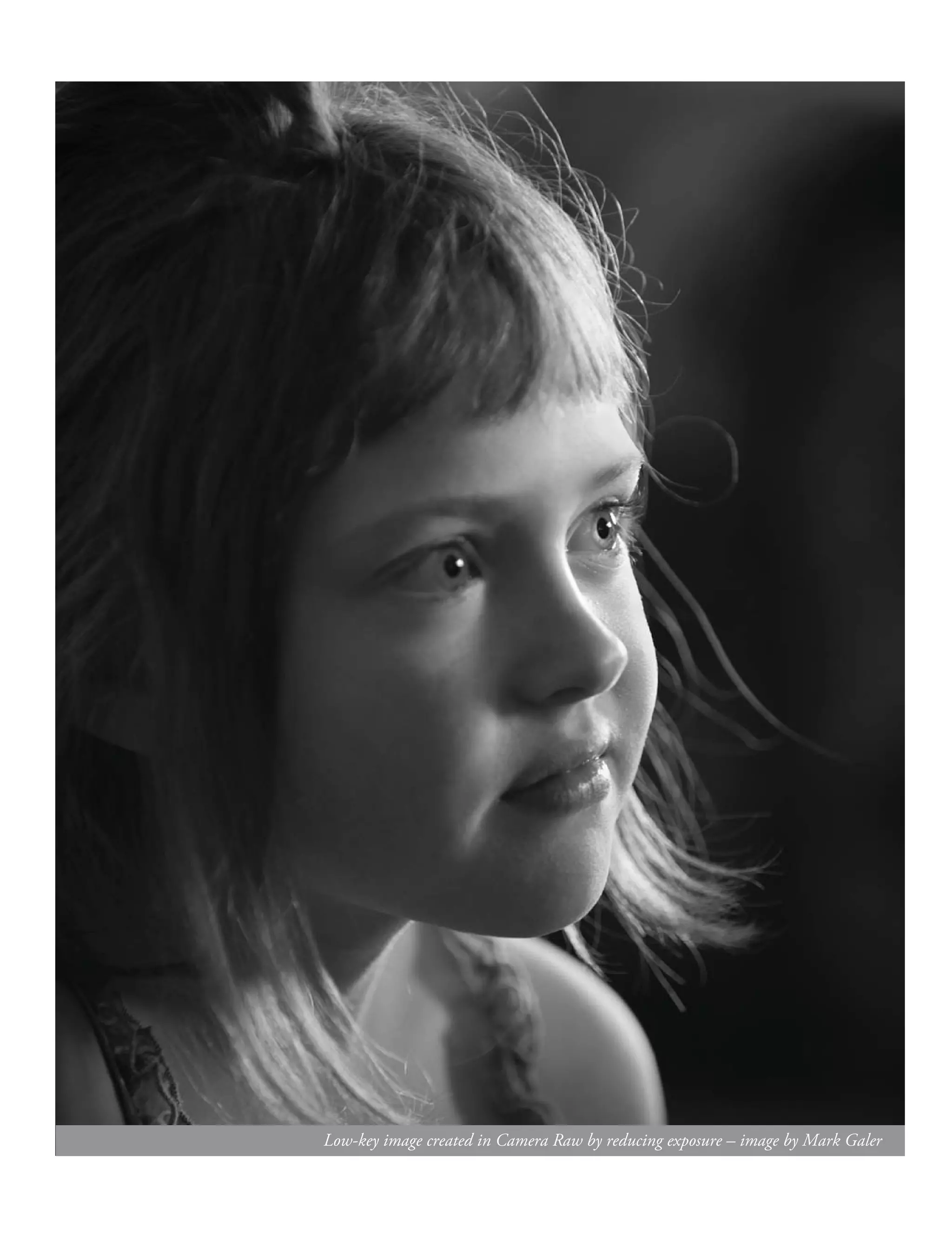 Low-key image created in Camera Raw by reducing exposure – image by Mark Galer
 
