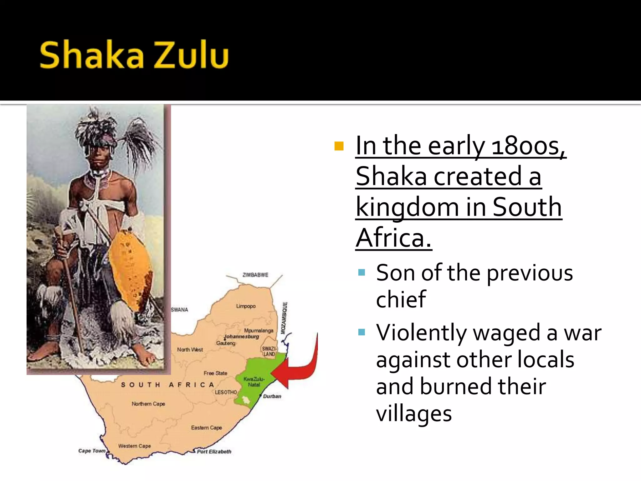The zulu wars | PPTX