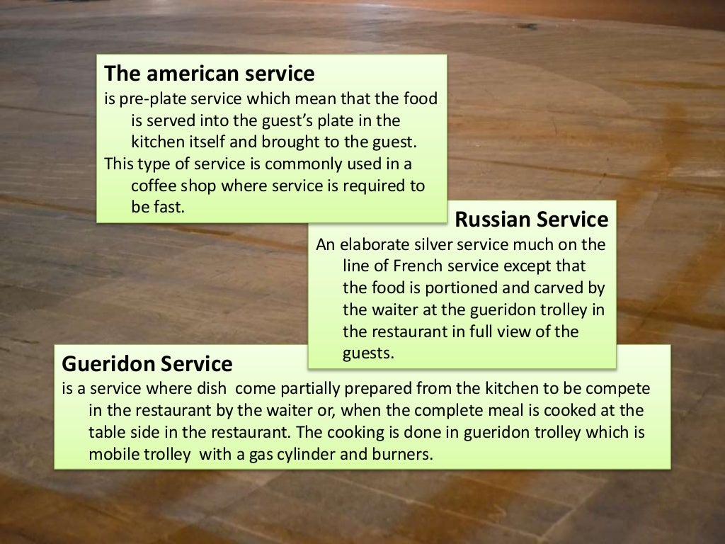 Food and Beverage Definition