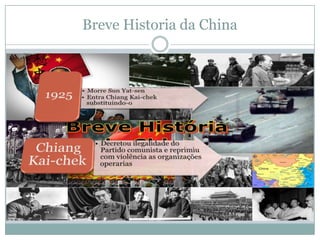 Celebrou acordos com a URSS, dando início, com a ajuda de Moscou, a uma vitoriosa campanha contra os chefes provinciais, considerados um obstáculo à construção de um Estado nacional Chinês