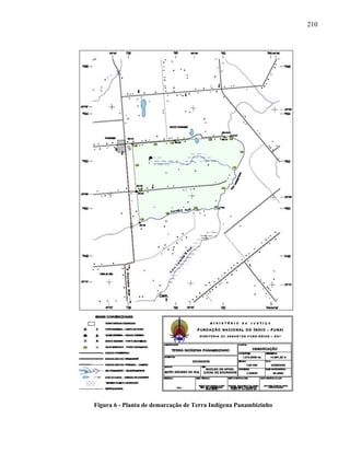 210
Figura 6 - Planta de demarcação de Terra Indígena Panambizinho
 