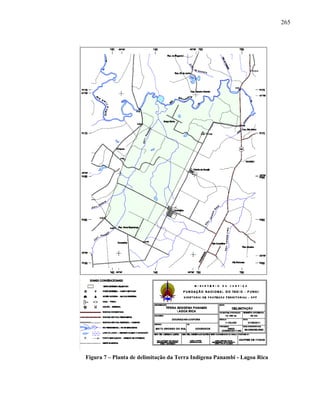 265
Figura 7 – Planta de delimitação da Terra Indígena Panambi - Lagoa Rica
 