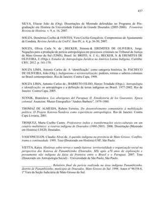 COLONIALISMO, TERRITÓRIO E TERRITORIALIDADE: a luta pela terra dos Guarani e Kaiowa em Mato Grosso do Sul