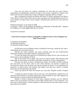 COLONIALISMO, TERRITÓRIO E TERRITORIALIDADE: a luta pela terra dos Guarani e Kaiowa em Mato Grosso do Sul