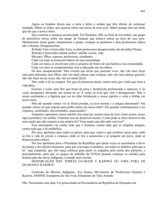 COLONIALISMO, TERRITÓRIO E TERRITORIALIDADE: a luta pela terra dos Guarani e Kaiowa em Mato Grosso do Sul