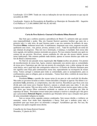 COLONIALISMO, TERRITÓRIO E TERRITORIALIDADE: a luta pela terra dos Guarani e Kaiowa em Mato Grosso do Sul
