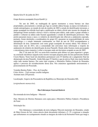 COLONIALISMO, TERRITÓRIO E TERRITORIALIDADE: a luta pela terra dos Guarani e Kaiowa em Mato Grosso do Sul